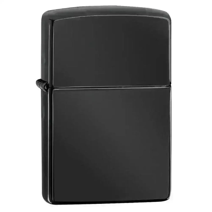 Zippo Lighter - Ebony High Polish Black - Game-On.no