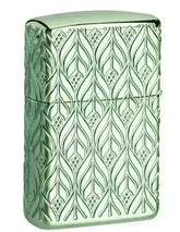 Zippo Lighter - Green Elegant Dragon - Armor 360 Degree Limited - Game-On.no