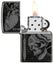 Zippo Lighter - Hawkmoth High Polish Black - Game-On.no