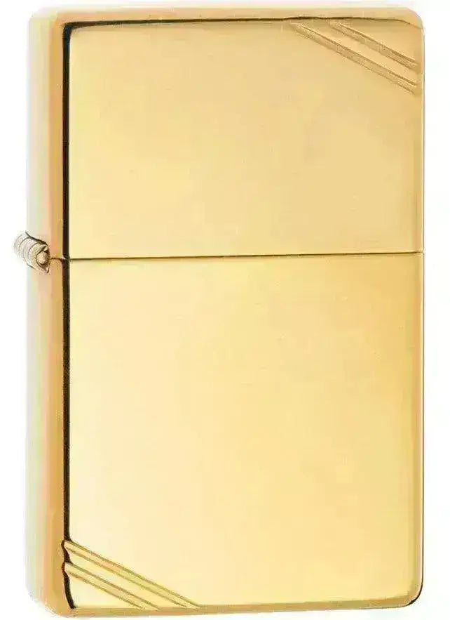 Zippo Lighter - High Polish Brass Vintage 1935 - Game-On.no