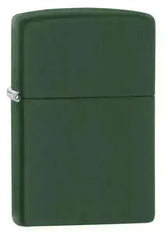 Zippo Lighter - Klassisk Matt Grønn - Game-On.no