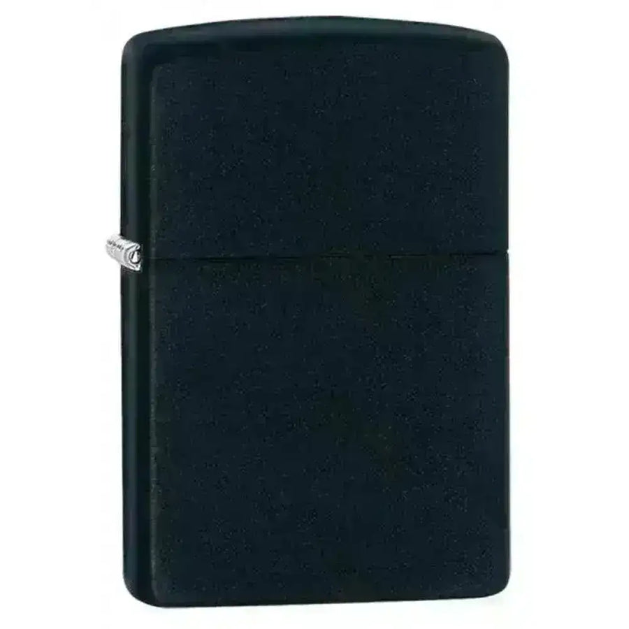 Zippo Lighter - Klassisk Matt Svart - Game-On.no