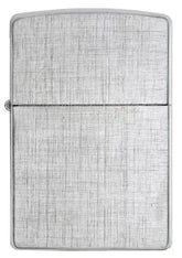 Zippo Lighter - Linen Weave - Chrome - Game-On.no