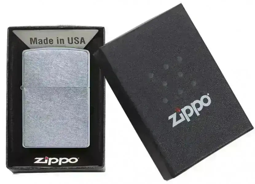 Zippo Lighter - Regular Street Chrome - Game-On.no