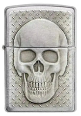 Zippo Lighter - Skull with Brain Surprise - Game-On.no