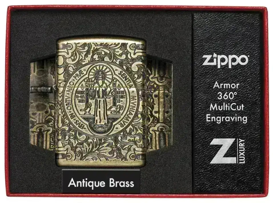 Zippo Lighter - St. Bendik - Armor 360 Degree Limited - Game-On.no