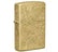 Zippo Lighter - Tumbled Brass - Game-On.no