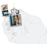 Zippo Lighter - Vintage Playboy Pinup Motiv - Game-On.no