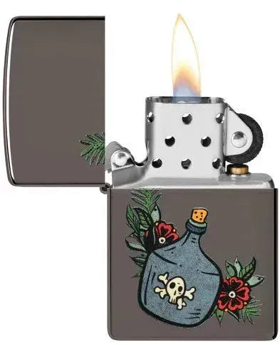 Zippo - Moonshine Flaske Motiv - Game-On.no