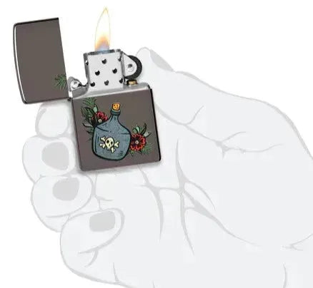 Zippo - Moonshine Flaske Motiv - Game-On.no