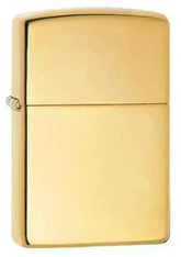 Zippo Pakkesett - Polert Messing Zippo med Lys og Tilbehør - Game-On.no