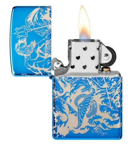 Zippo - Poseidon Atlantis Design - Game-On.no