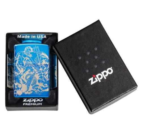 Zippo - Poseidon Atlantis Design - Game-On.no