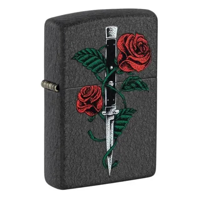 Zippo - Rose og Dolk Motiv - Game-On.no