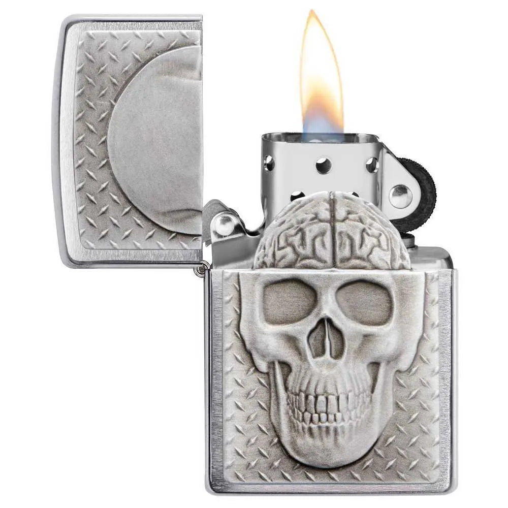 Zippo - Skull with Brain Surprise - Game-On.no