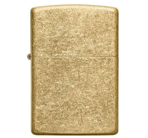 Zippo - Tumbled Brass - Game-On.no