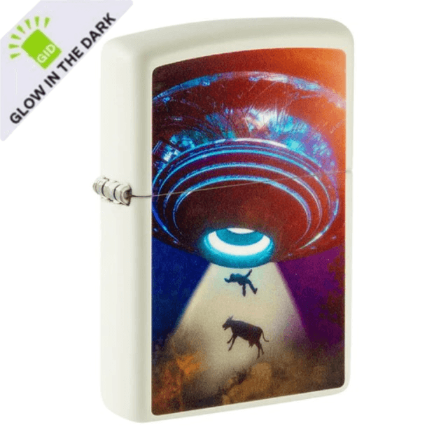 Zippo - UFO Motiv Selvlysende - Game-On.no