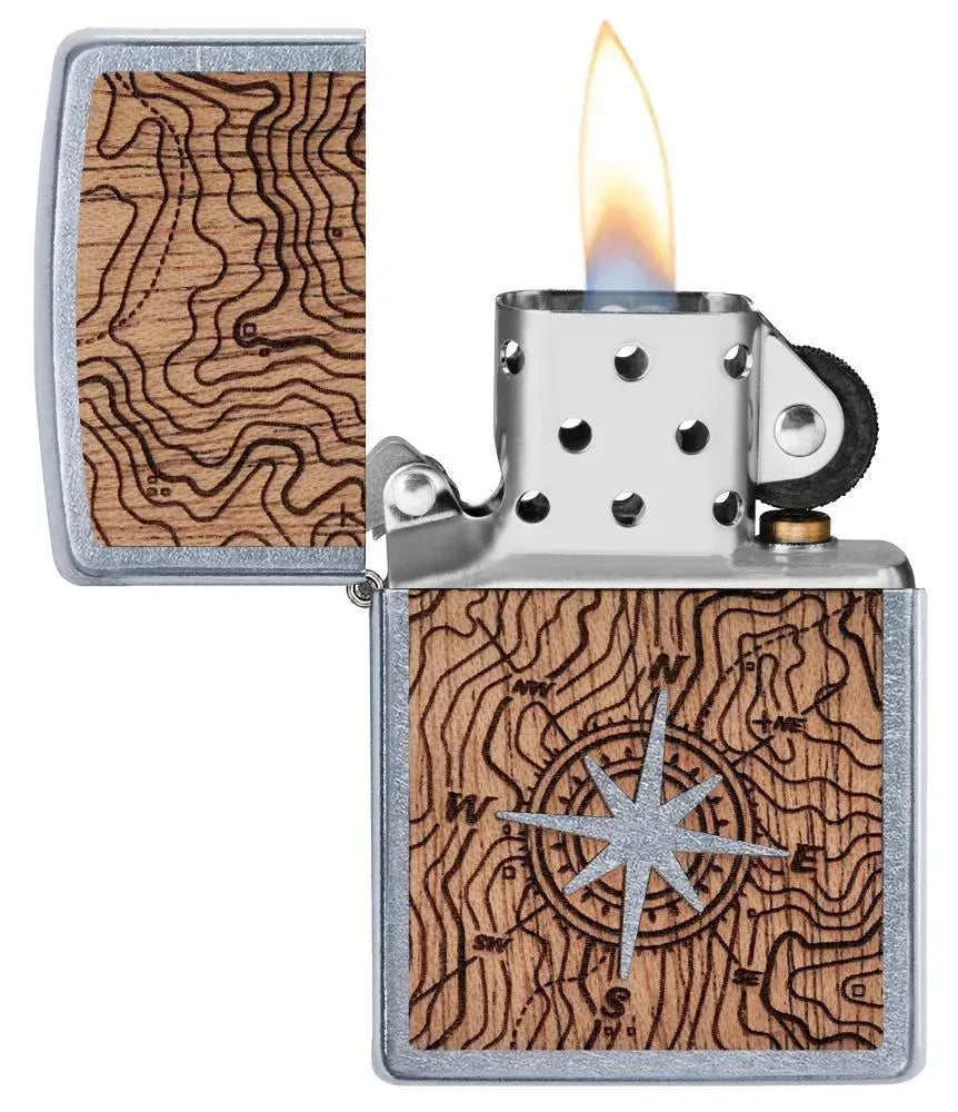 Zippo - WOODCHUCK USA Compass - Game-On.no